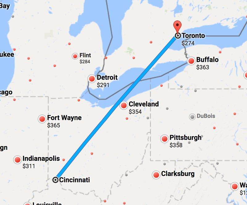 Via Google Flights